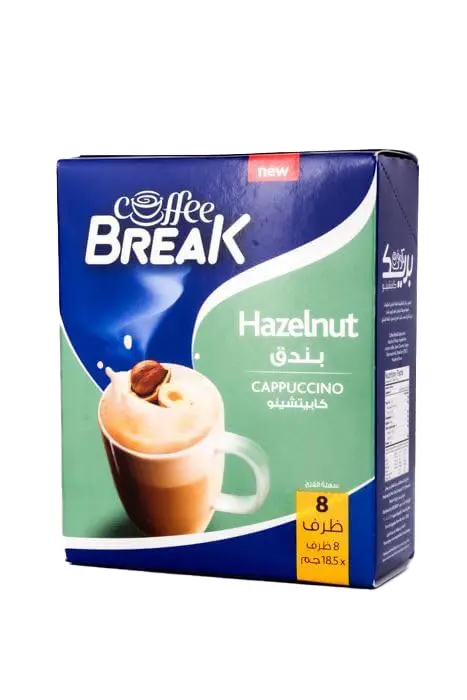 Coffee Break Cappuccino Hazelnut 18.5 gm * 8 Sachet