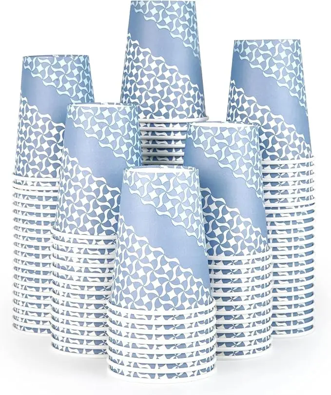 Paper Cups for Tea and Coffee,9oz - 50 Pieces