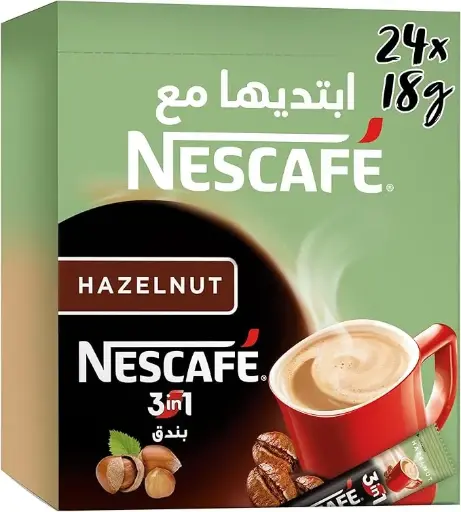Nescafe 3in1 Hazelnut 18g - 24 sachet