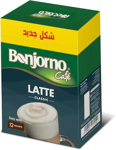 BONJORNO Latte Pack of 12x18g pack