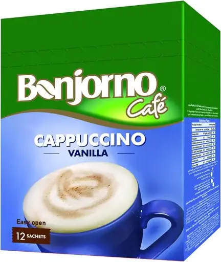 Bonjorno Cappuccino Vanilla 14g- 12