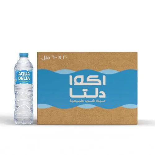 Aqua Delta water, 600 ml - set of 20