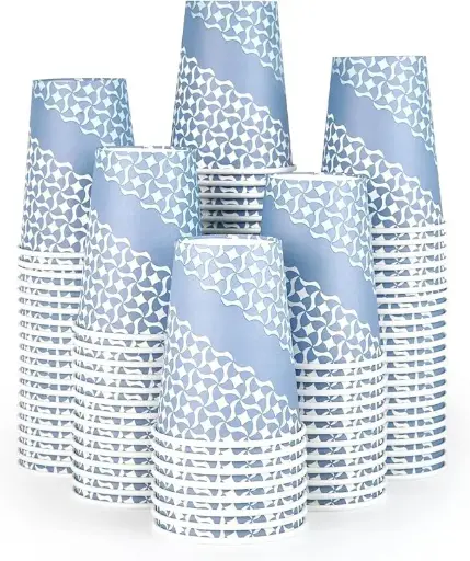 Paper Cups for Tea and Coffee,9oz - 50 Pieces