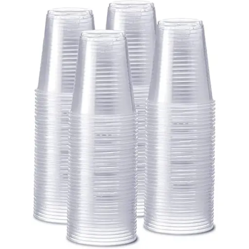 Disposable plastic cup - 50 cups/medium