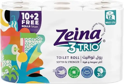 مناديل زينة تواليت تريو - ١٢ بكرة