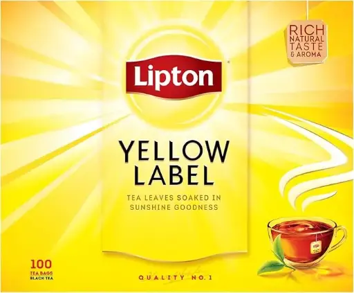 Lipton Yellow Label Black Tea - 100 Tea Bags