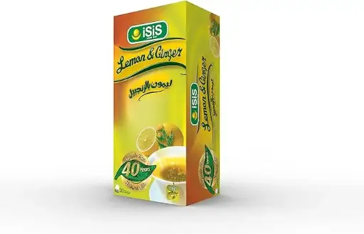 ايزيس اعشاب ليمون وجنزبيل - ٢٠ فتلة